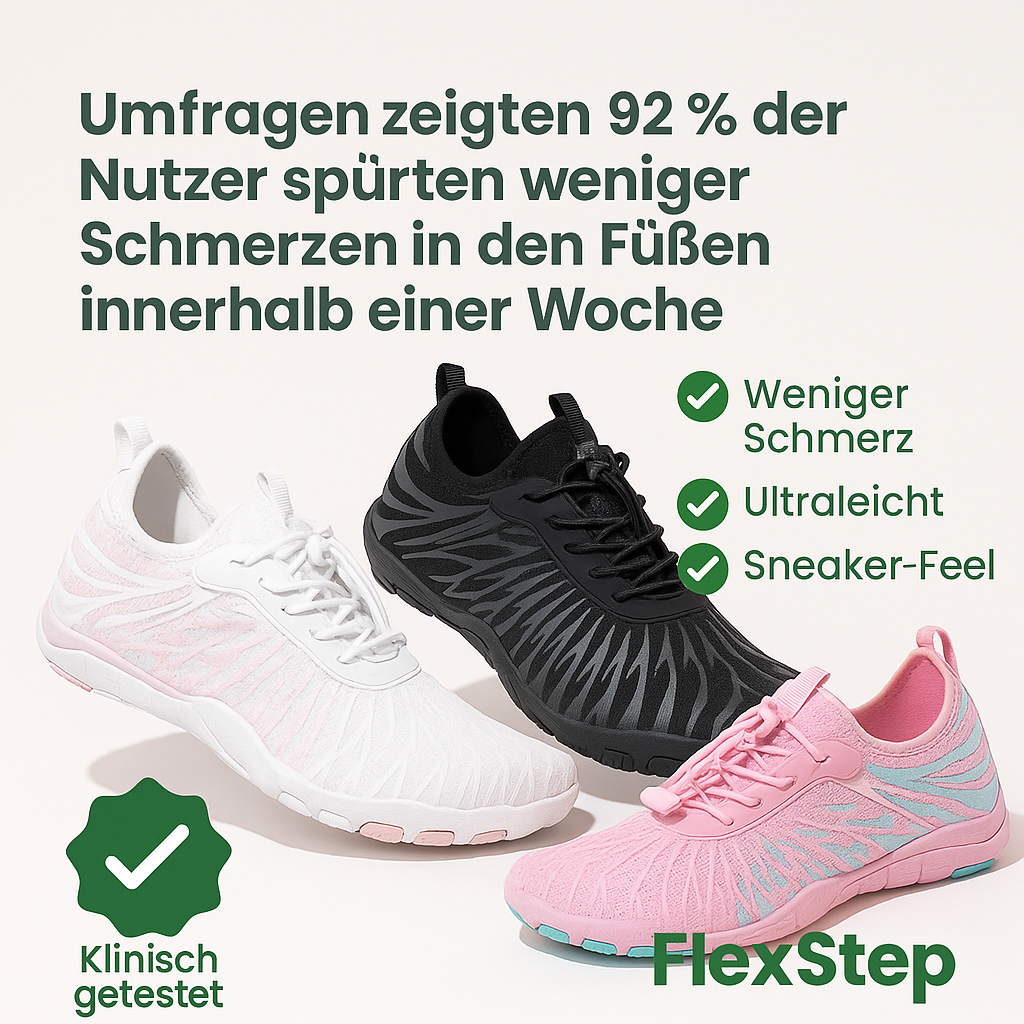 FlexStep™ – Ultraleichter Barfußschuh für den Alltag